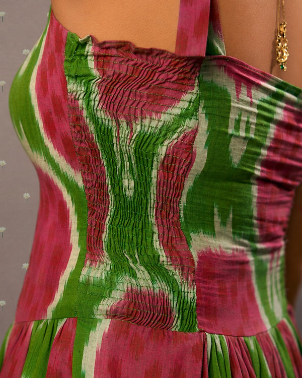 Ikat Watermelon Tie-ups