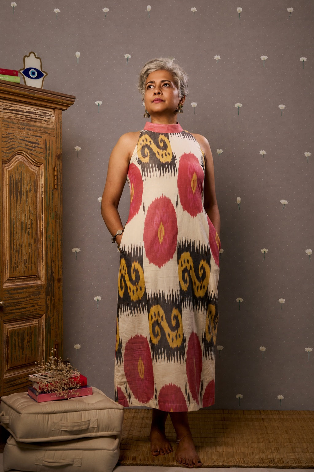 Funkadelic Ikat (Long Dress)