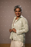 House Of Hamsa Cotton Linen Shirt– Heart on your Sleeve