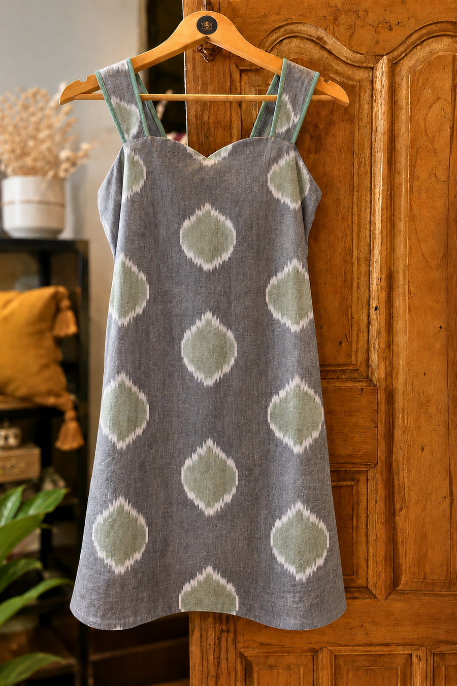 Double Spaghetti Ikat Mini