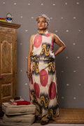 House Of Hamsa Ikat Cropped Top-Nomad Blouse