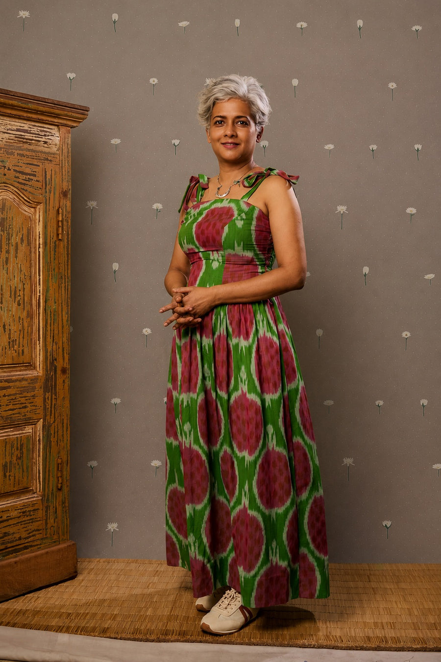 Ikat Watermelon Tie-ups
