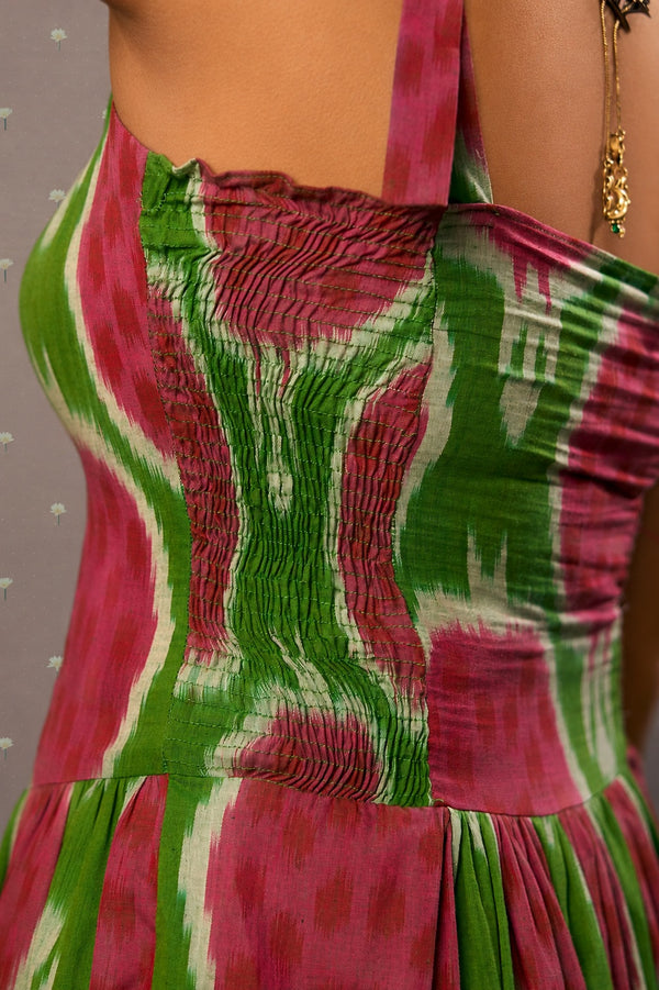 Ikat Watermelon Tie-ups