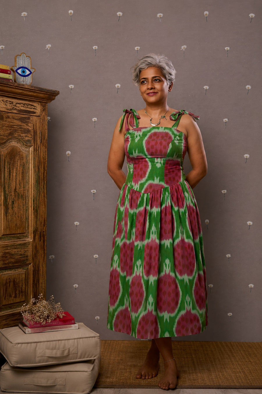 Ikat Watermelon Tie-ups