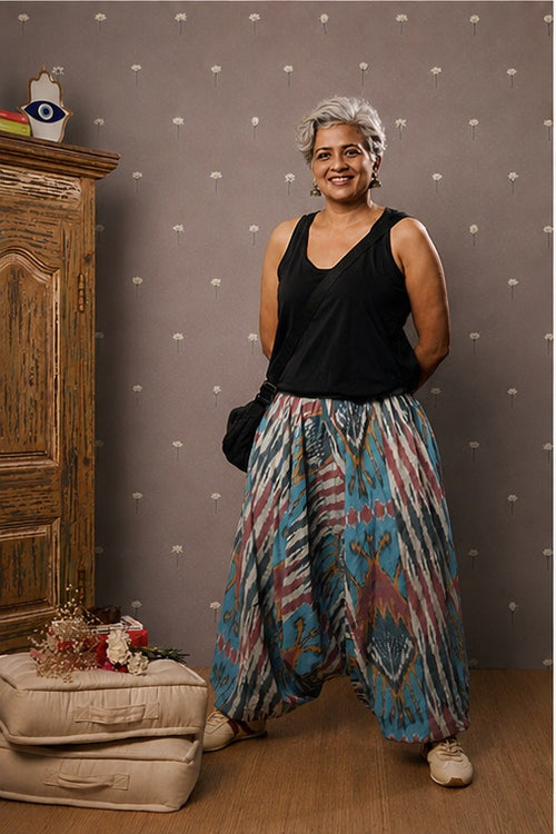 House Of Hamsa Ikat Balloon Pants – Tashkent