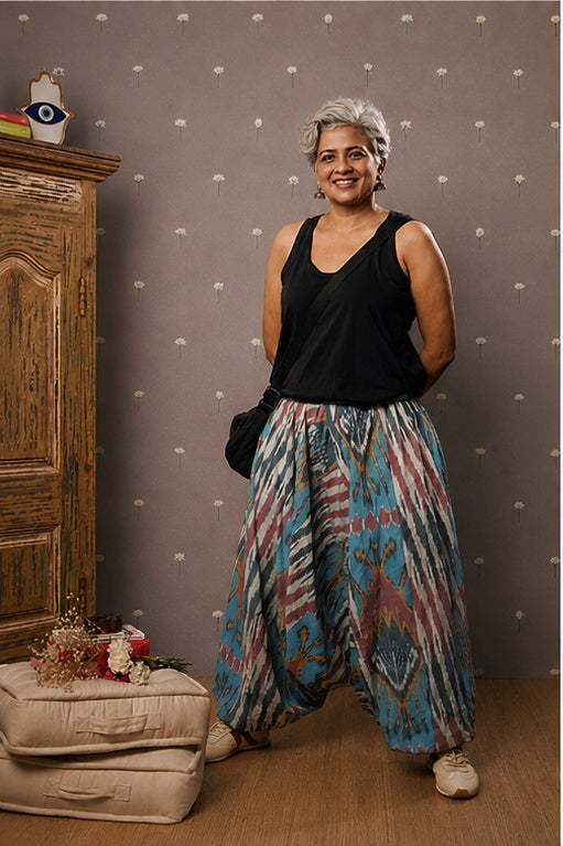 House Of Hamsa Ikat Balloon Pants – Tashkent