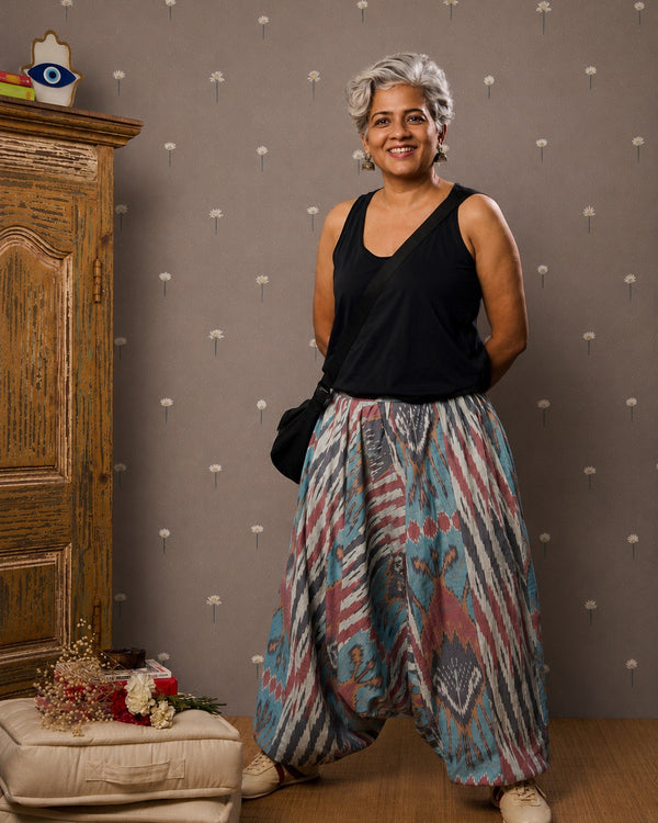 House Of Hamsa Ikat Balloon Pants – Tashkent